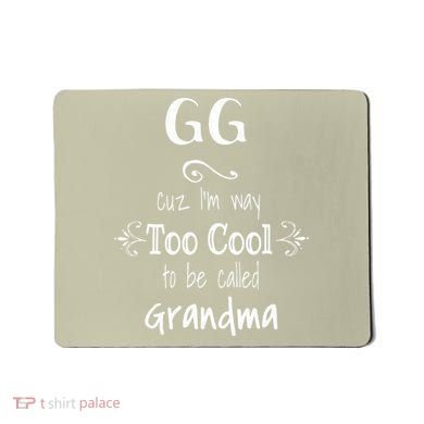Too Cool GG Special Grandma Mousepad