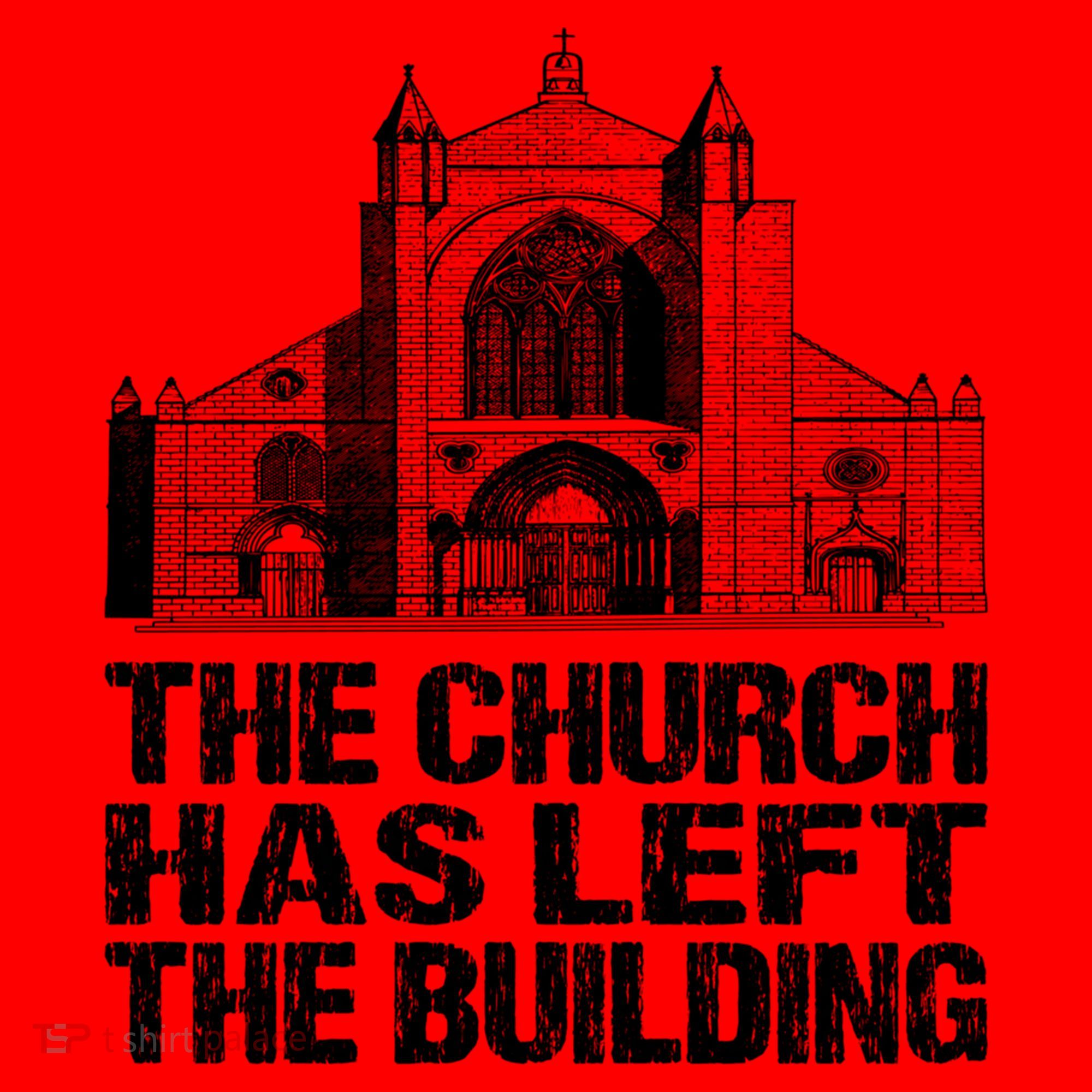 The Church Has Left The Building Inspirational Love God Gift Santa Hat