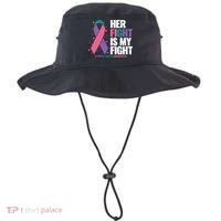 Thyroid Cancer Her Fight My Fight Thyroid Cancer Awareness Bucket Hat thumb 0