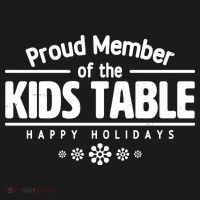 Thanksgiving Christmas Happy Holidays Proud Member Of Dinner Table For Children Sweatshirt thumb 3