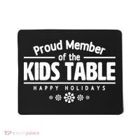 Thanksgiving Christmas Happy Holidays Proud Member Of Dinner Table For Children Mousepad thumb 0