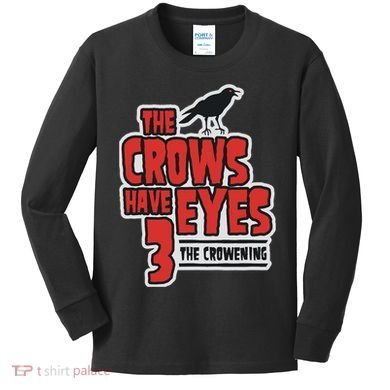 The Crows Have Eyes 3 The Crowening Kids Long Sleeve Shirt