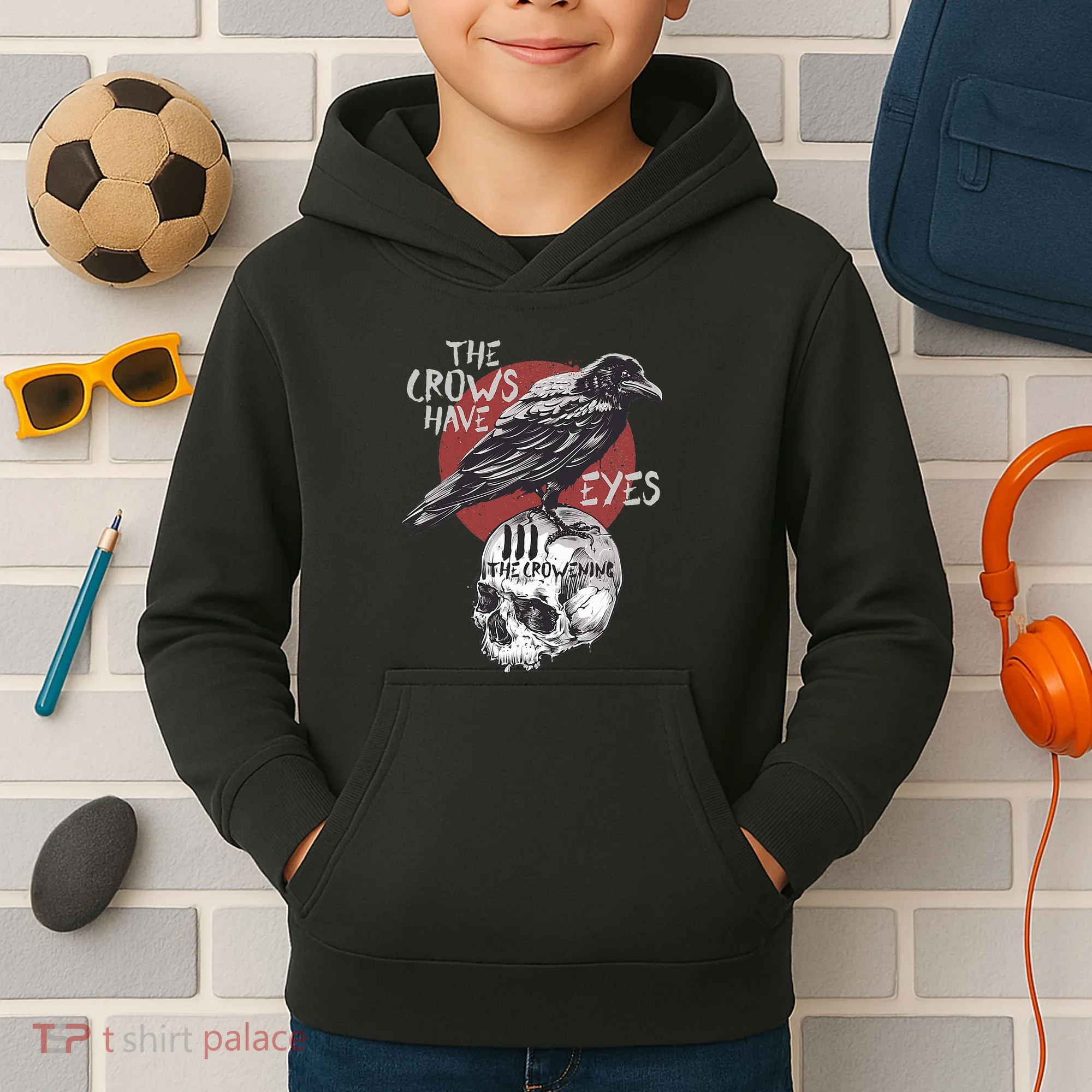 The Crows Have Eyes Iii Kids Hoodie