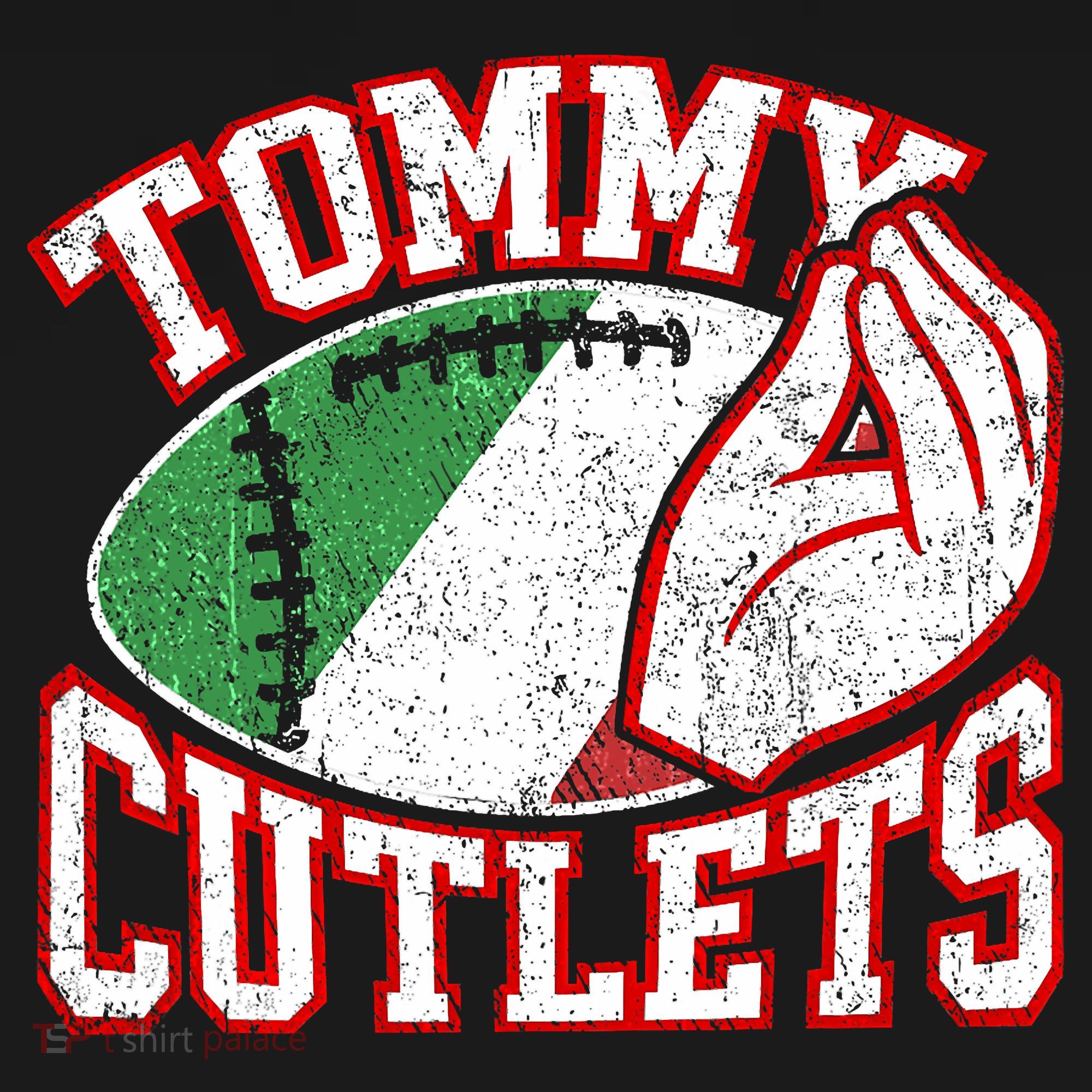 Tommy Cutlets Hand Giant Mousepad