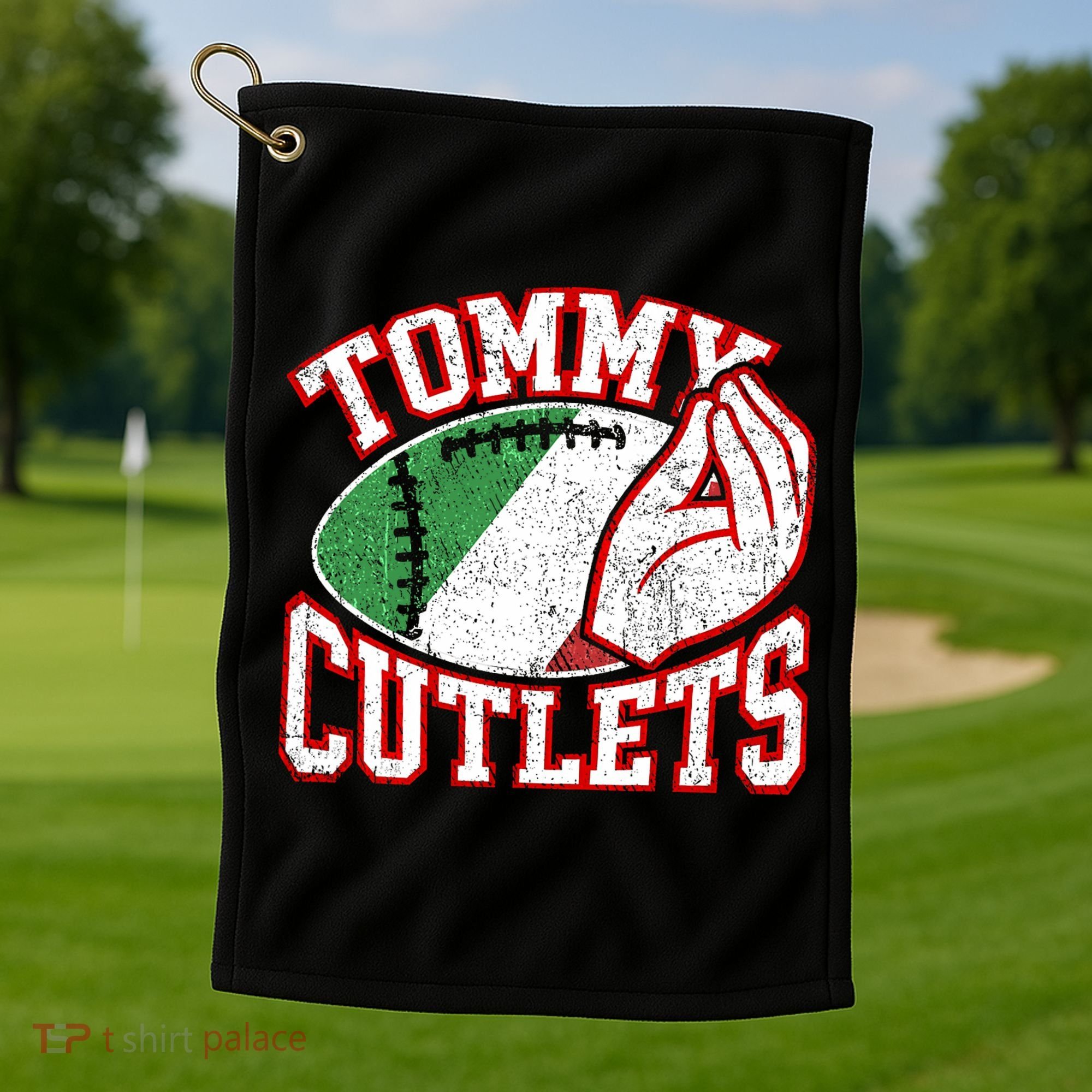 Tommy Cutlets Hand Giant Golf Towel