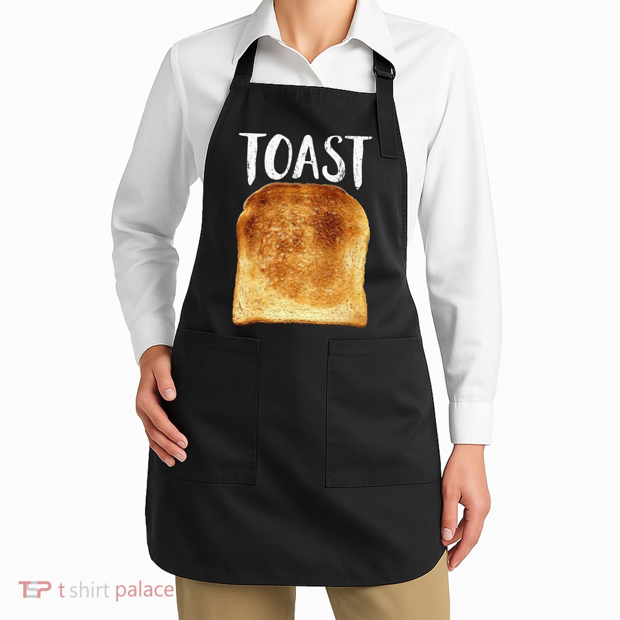 Toast Costume Halloween Funny Bread Lover Christmas Gift Apron