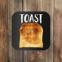 Toast Costume Halloween Funny Bread Lover Christmas Gift Coaster thumb 0