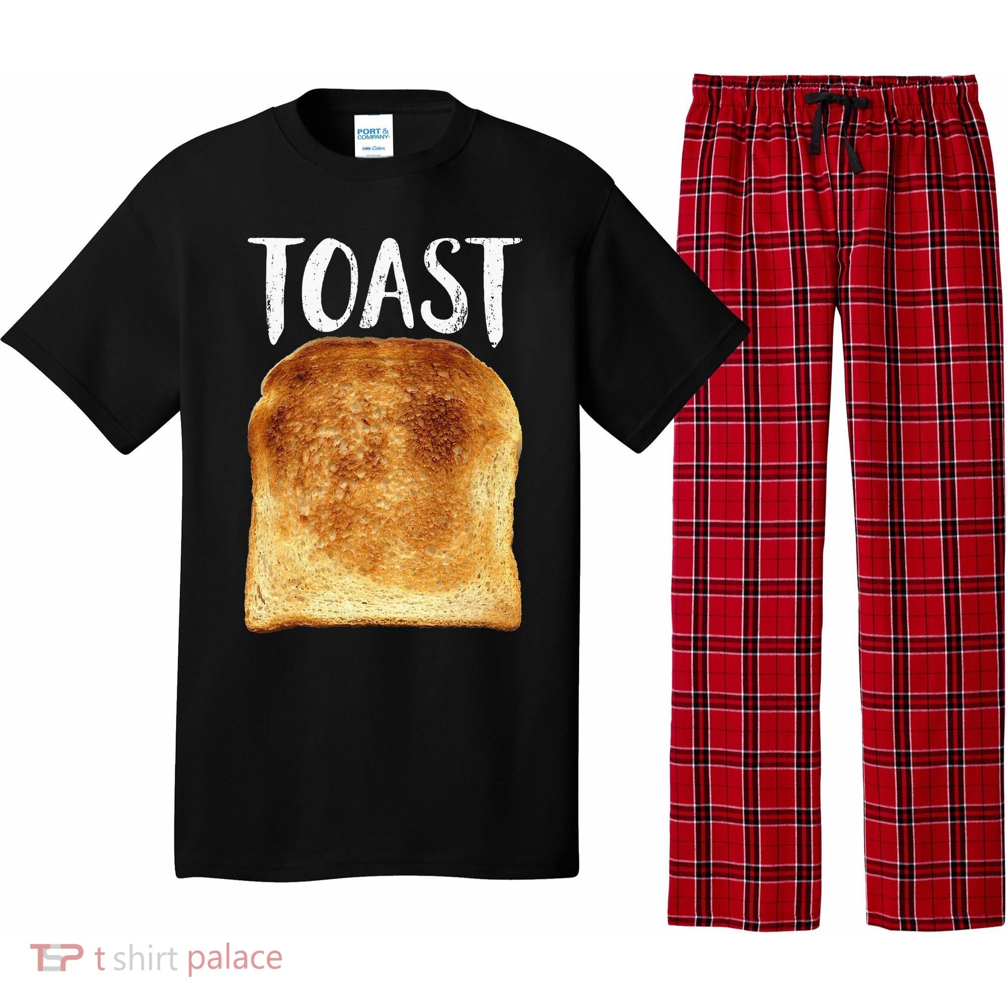 Toast Costume Halloween Funny Bread Lover Christmas Gift Pajama Set