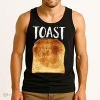 Toast Costume Halloween Funny Bread Lover Christmas Gift Tank Top thumb 3