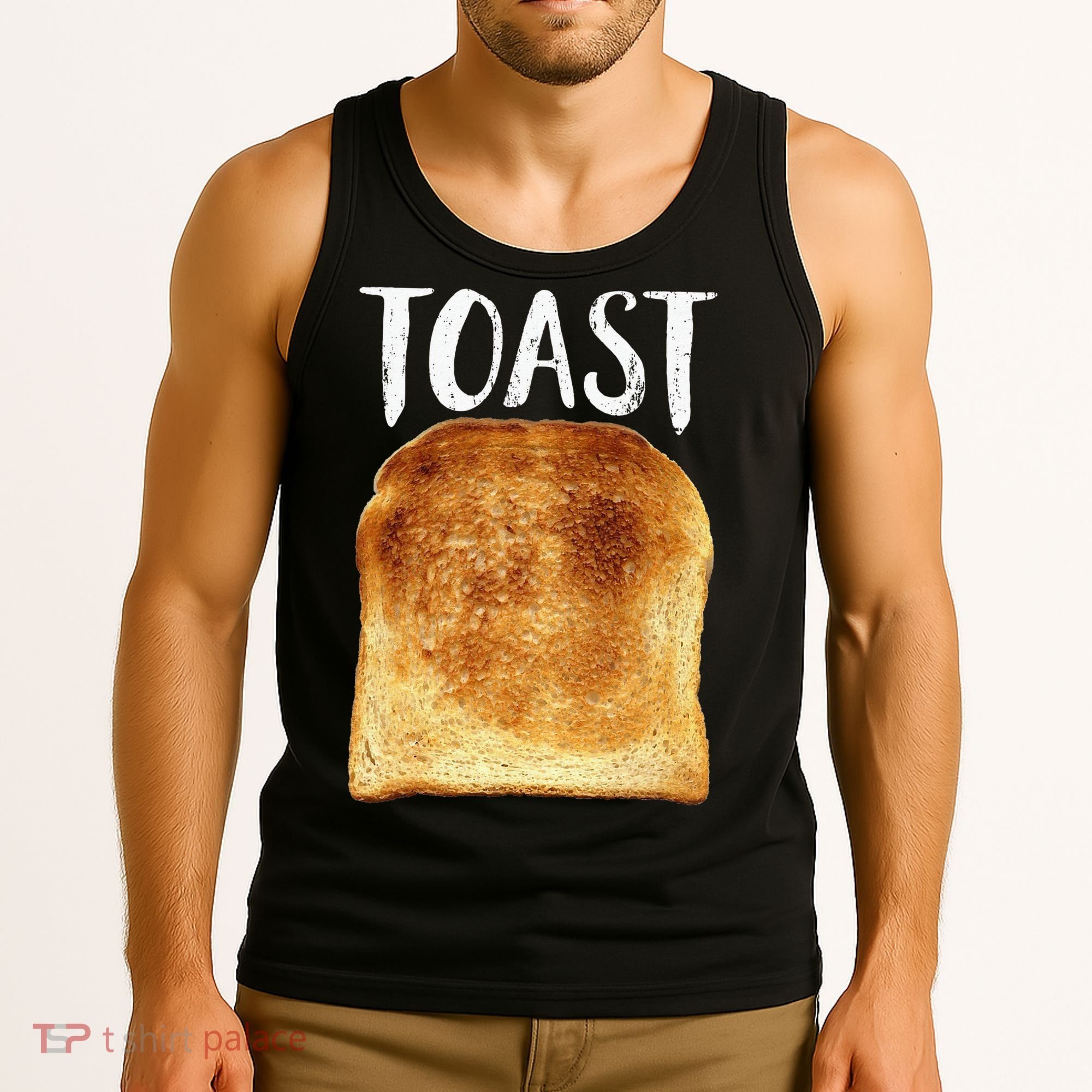 Toast Costume Halloween Funny Bread Lover Christmas Gift Tank Top