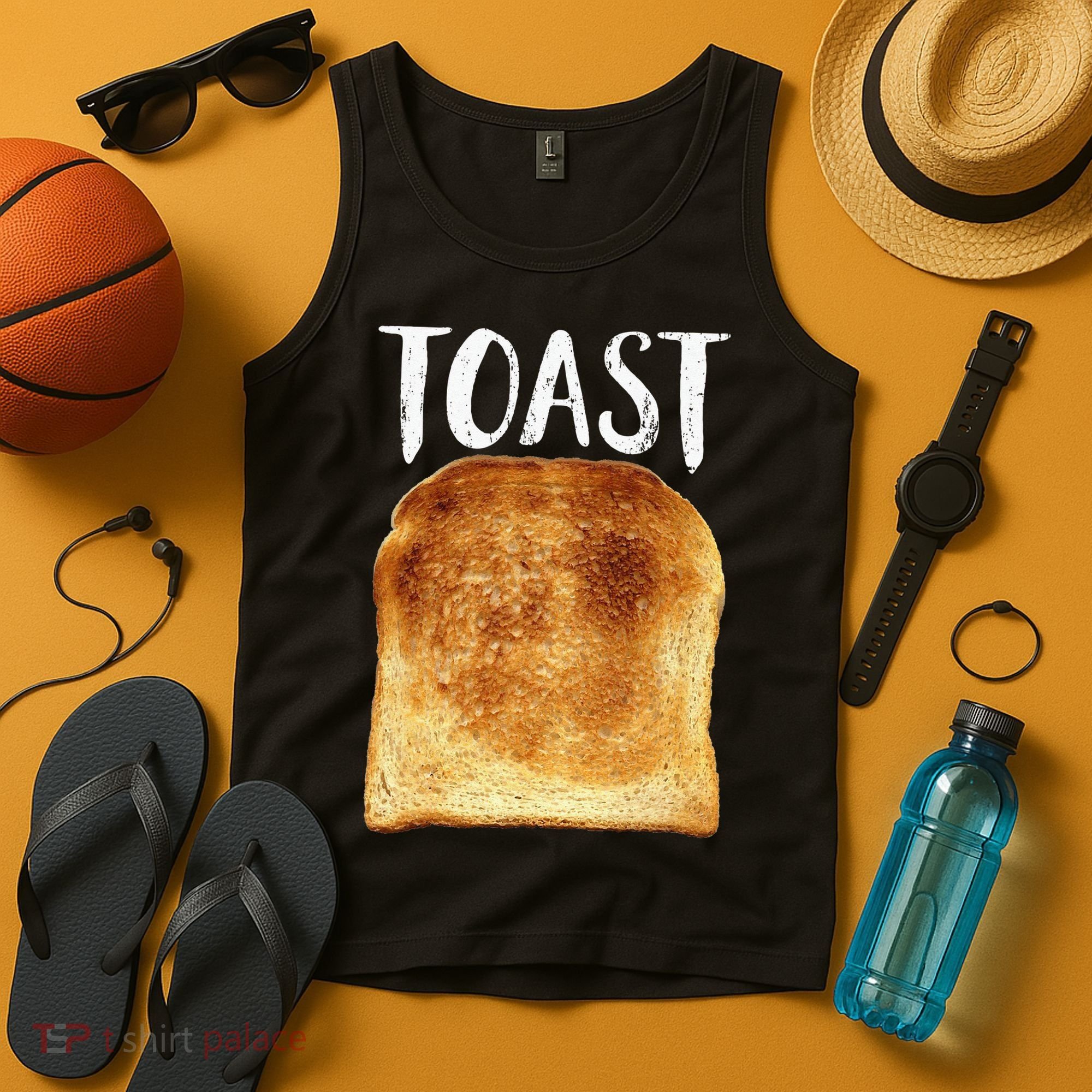 Toast Costume Halloween Funny Bread Lover Christmas Gift Tank Top