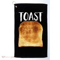 Toast Costume Halloween Funny Bread Lover Christmas Gift Golf Towel thumb 0