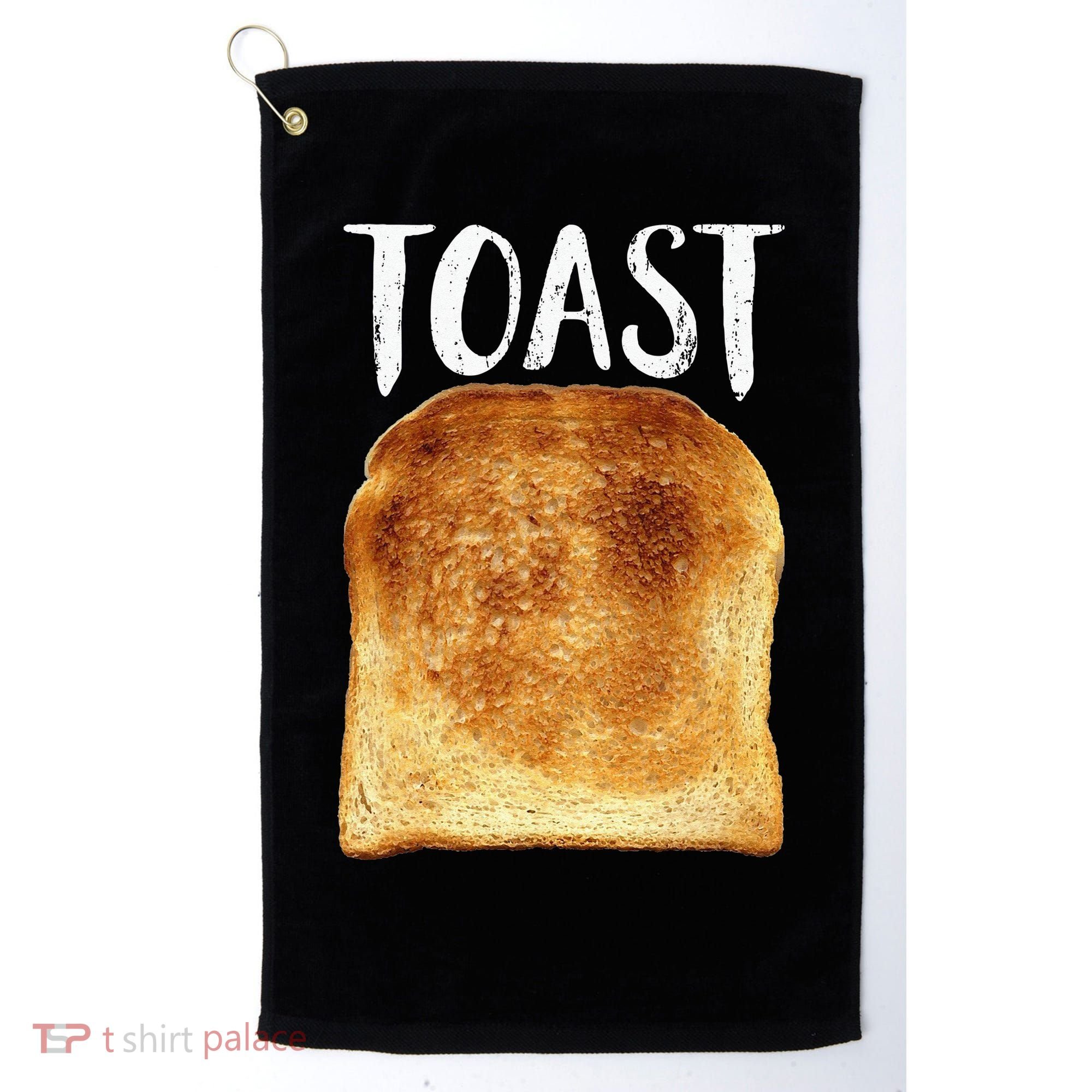 Toast Costume Halloween Funny Bread Lover Christmas Gift Golf Towel