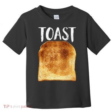 Toast Costume Halloween Funny Bread Lover Christmas Gift Toddler T-Shirt
