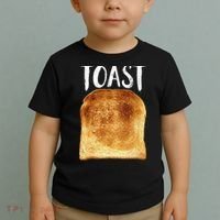 Toast Costume Halloween Funny Bread Lover Christmas Gift Toddler T-Shirt thumb 2