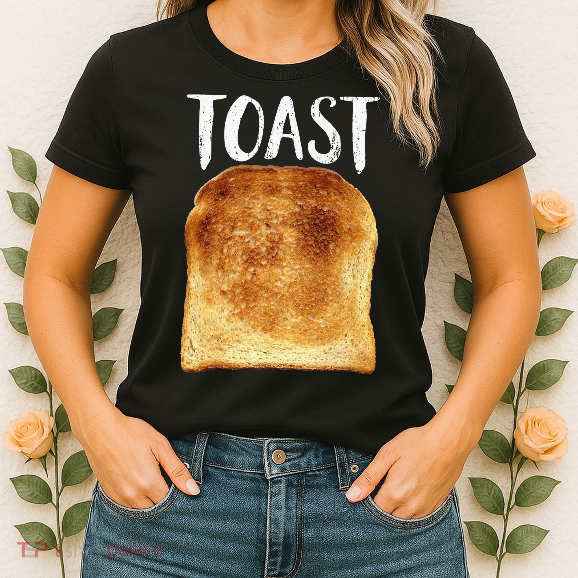 Toast Costume Halloween Funny Bread Lover Christmas Gift Women's T-Shirt