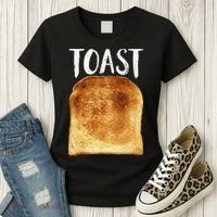 Toast Costume Halloween Funny Bread Lover Christmas Gift Women's T-Shirt thumb 3