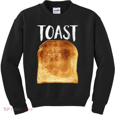 Toast Costume Halloween Funny Bread Lover Christmas Gift Kids Sweatshirt