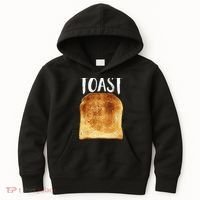 Toast Costume Halloween Funny Bread Lover Christmas Gift Kids Hoodie thumb 0