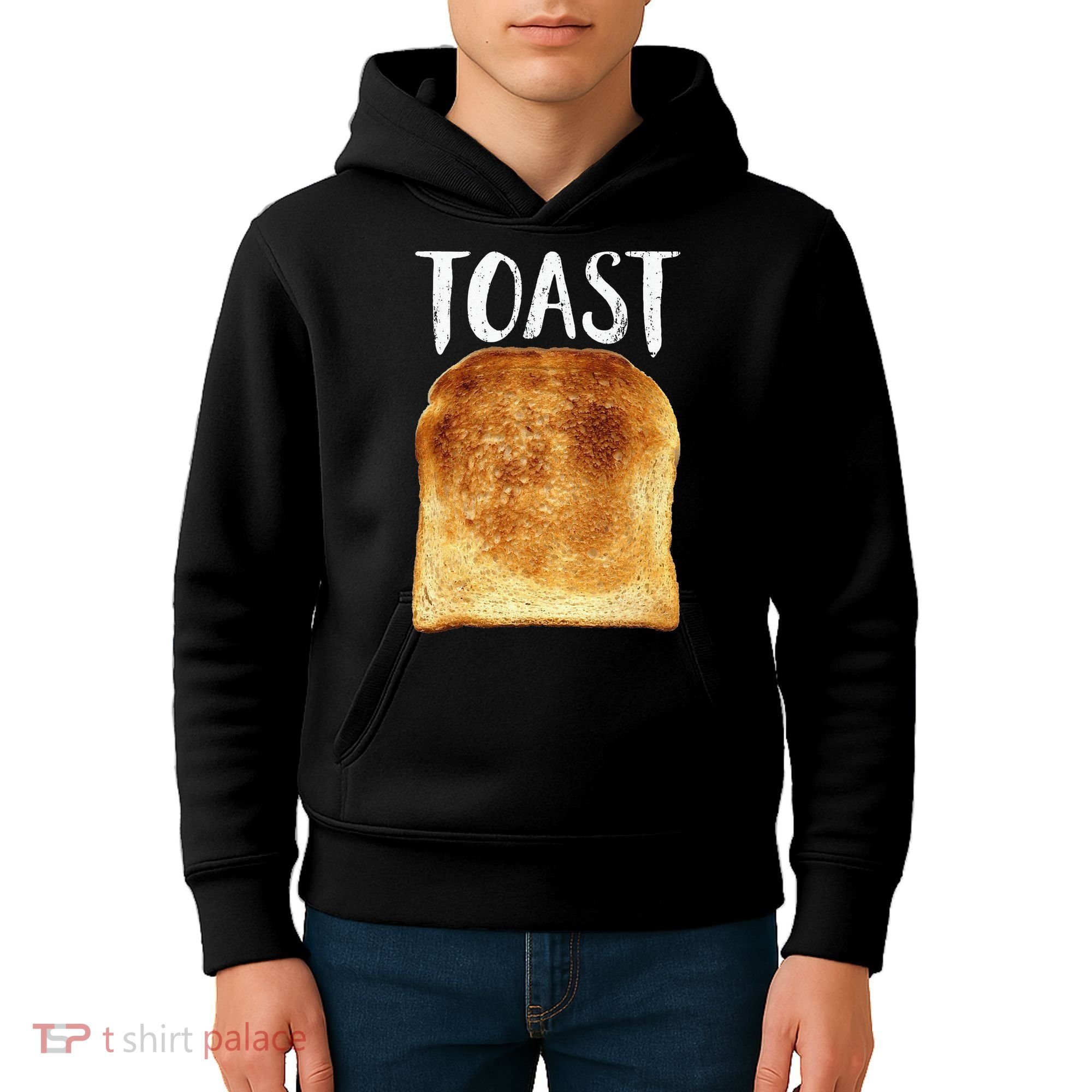 Toast Costume Halloween Funny Bread Lover Christmas Gift Kids Hoodie