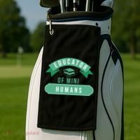 Teacher College High School University Cool Gift Professor Teacher Gift Golf Towel thumb 2