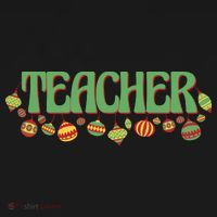 Teacher Christmas Holiday Festive Coaster thumb 2