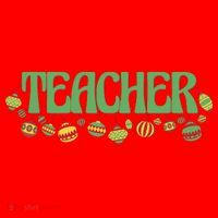 Teacher Christmas Holiday Festive Santa Hat thumb 1