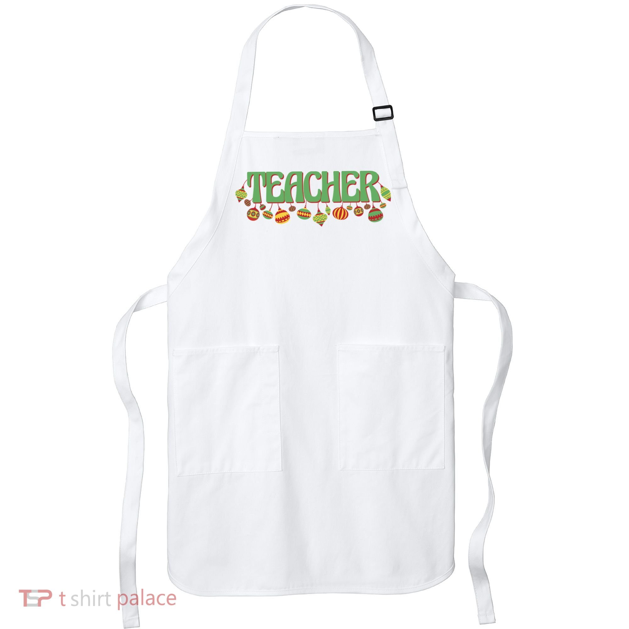 Teacher Christmas Holiday Festive Apron