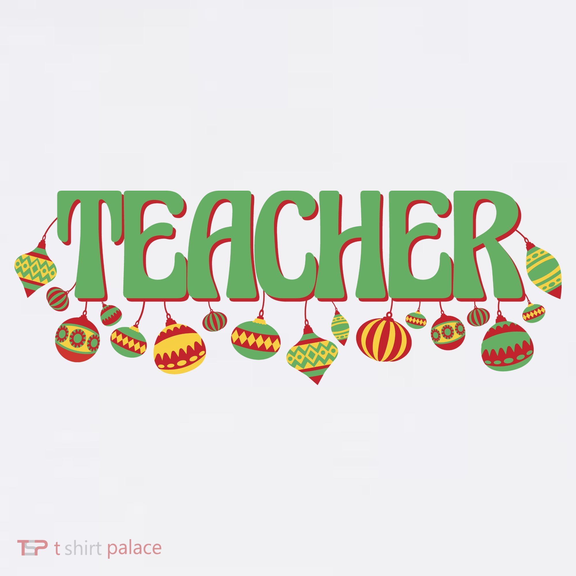 Teacher Christmas Holiday Festive Apron