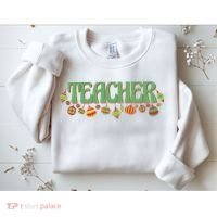 Teacher Christmas Holiday Festive Sweatshirt thumb 2