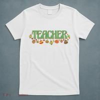 Teacher Christmas Holiday Festive T-Shirt thumb 5