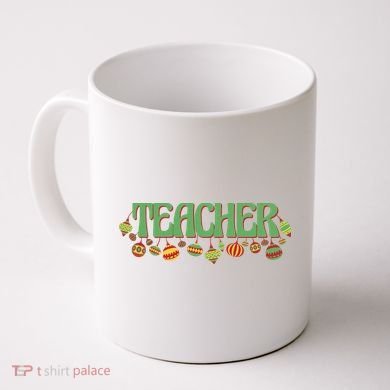 Teacher Christmas Holiday Festive Coffee Mug