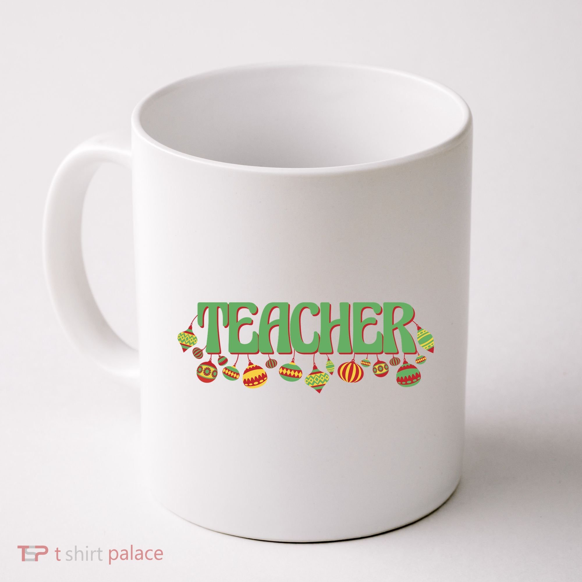 Teacher Christmas Holiday Festive Coffee Mug