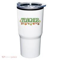 Teacher Christmas Holiday Festive Tumbler thumb 0