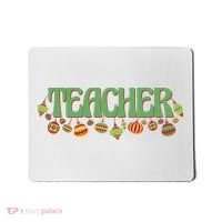Teacher Christmas Holiday Festive Mousepad thumb 0