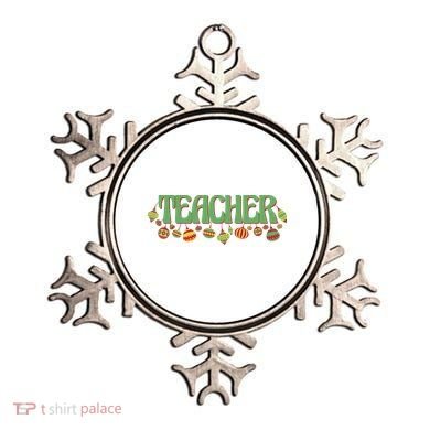 Teacher Christmas Holiday Festive Ornament