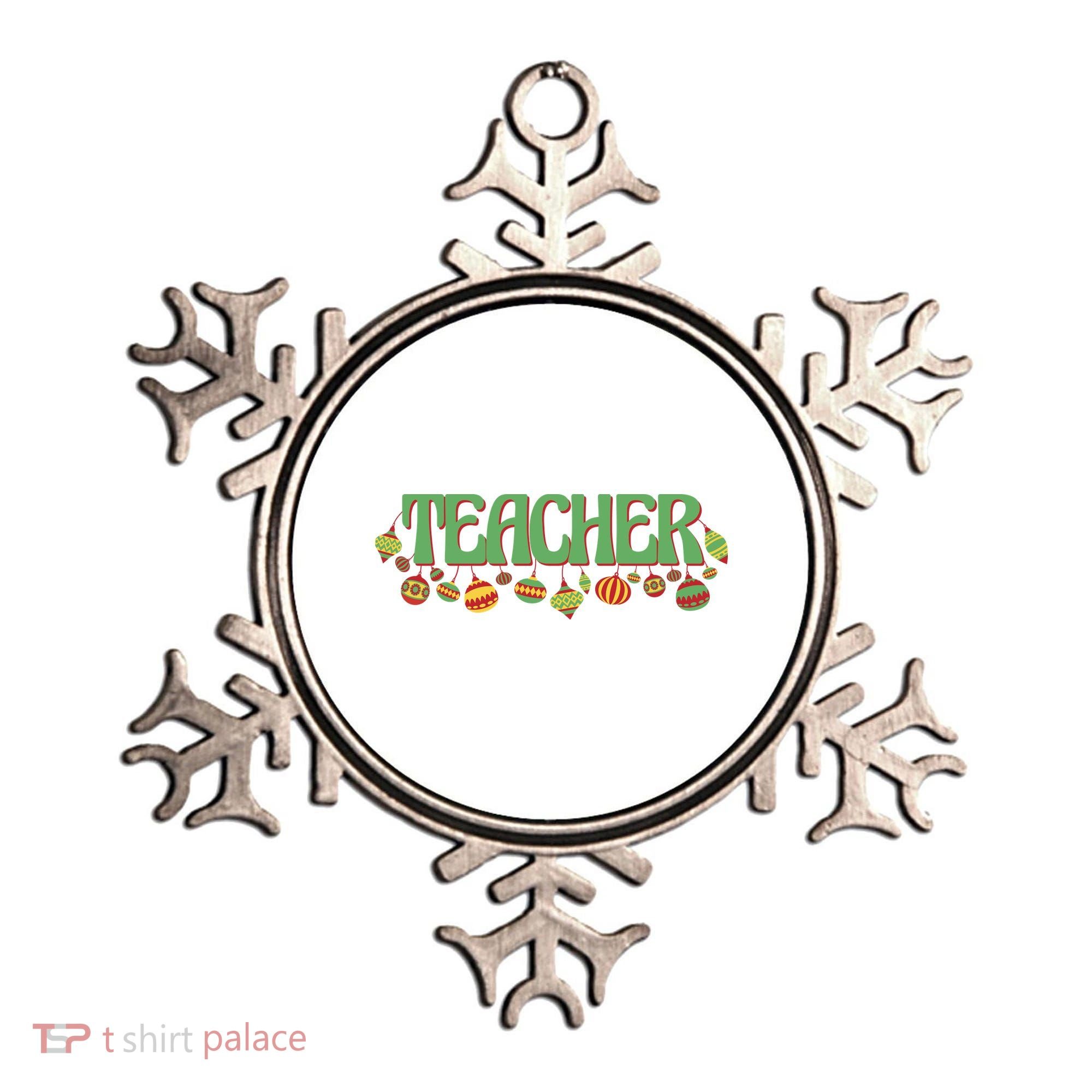Teacher Christmas Holiday Festive Ornament