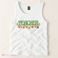 Teacher Christmas Holiday Festive Tank Top thumb 2