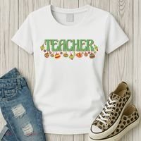 Teacher Christmas Holiday Festive Women's T-Shirt thumb 3