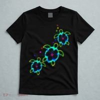 Tropical Colors Hawaiian Honu Sea Turtles T-Shirt thumb 5
