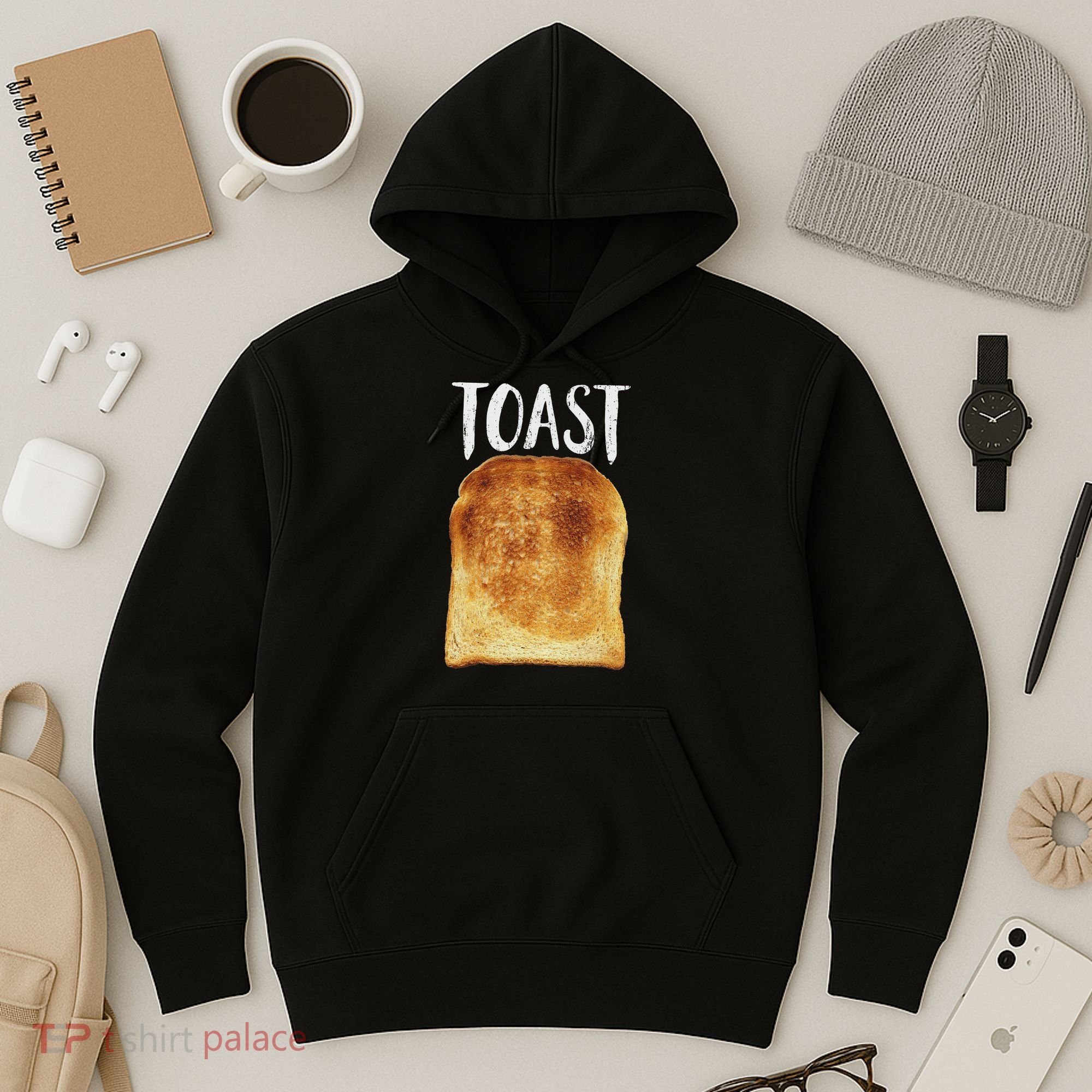 Toast Costume Halloween Funny Bread Lover Christmas Gift Hoodie