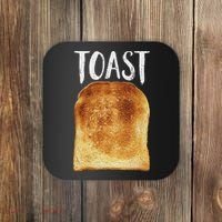 Toast Costume Halloween Funny Bread Lover Christmas Gift Coaster thumb 0