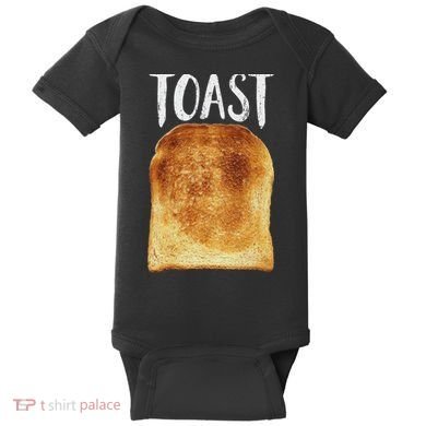 Toast Costume Halloween Funny Bread Lover Christmas Gift Baby Bodysuit