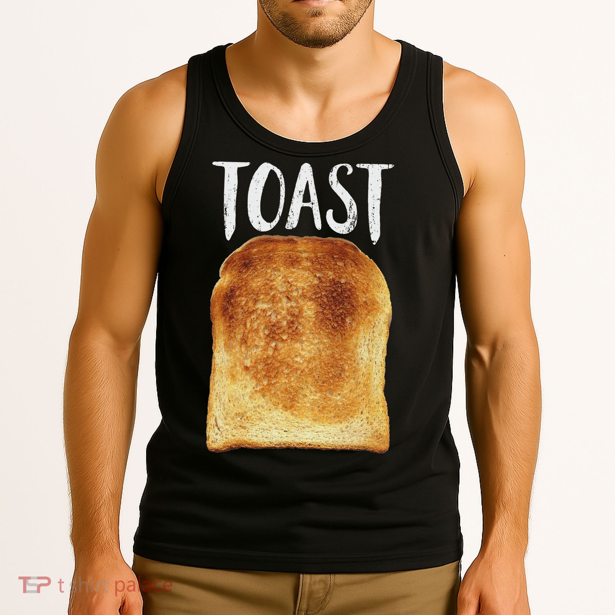 Toast Costume Halloween Funny Bread Lover Christmas Gift Tank Top