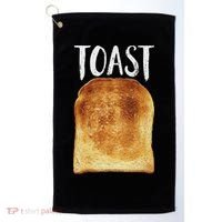 Toast Costume Halloween Funny Bread Lover Christmas Gift Golf Towel thumb 0