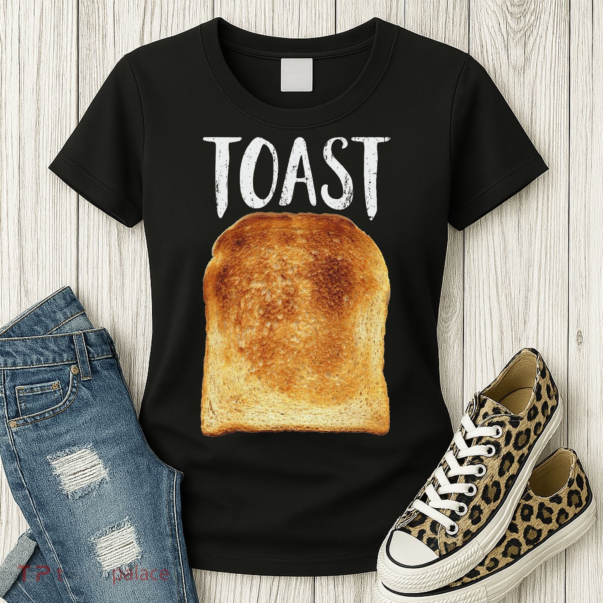 Toast Costume Halloween Funny Bread Lover Christmas Gift Women's T-Shirt
