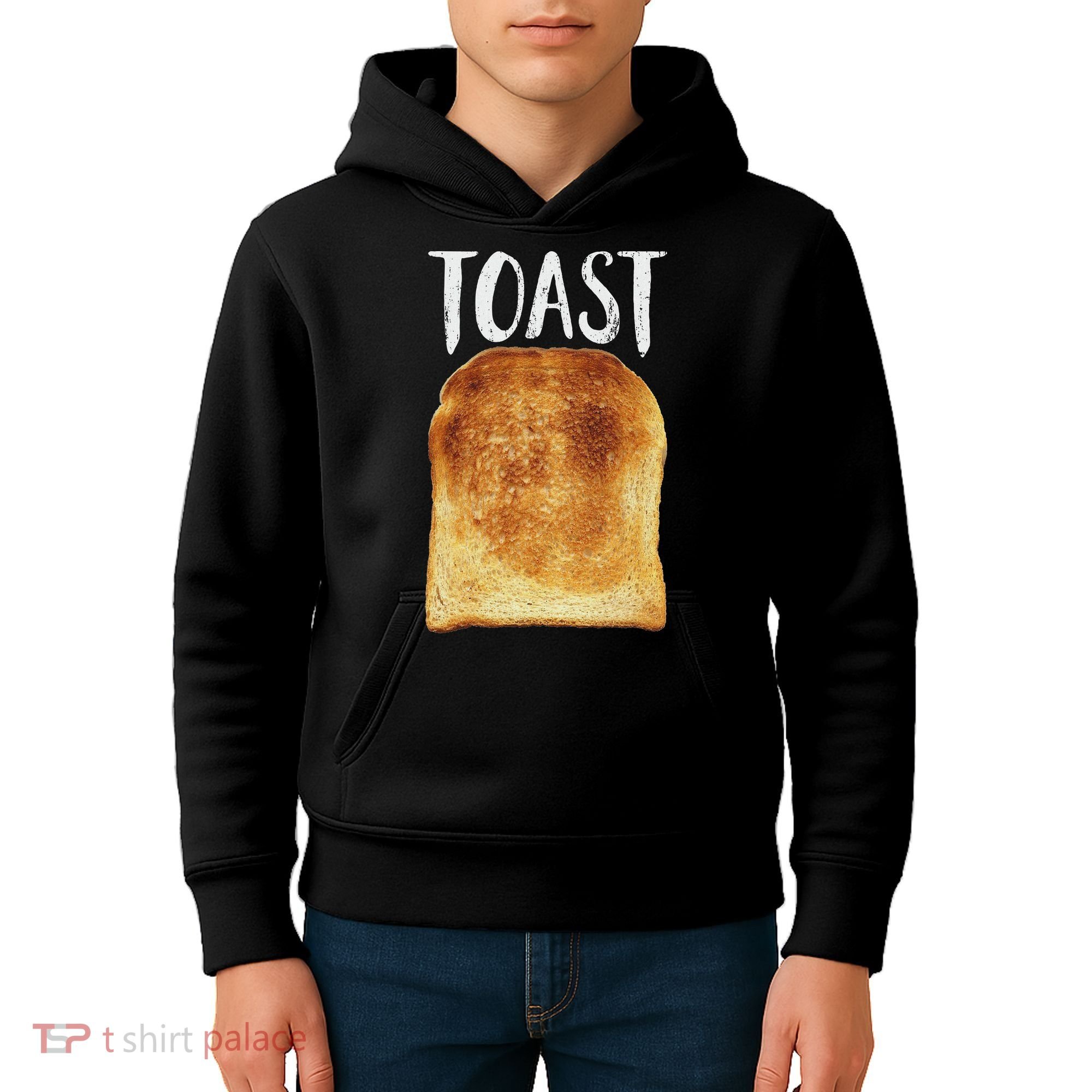 Toast Costume Halloween Funny Bread Lover Christmas Gift Kids Hoodie