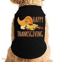 Thanksgiving Cornucopia Horn Of Plenty Food Harvest Fun Gift Doggie Tank thumb 0