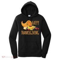 Thanksgiving Cornucopia Horn Of Plenty Food Harvest Fun Gift Women's Hoodie thumb 0
