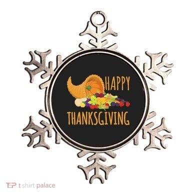 Thanksgiving Cornucopia Horn Of Plenty Food Harvest Fun Gift Ornament
